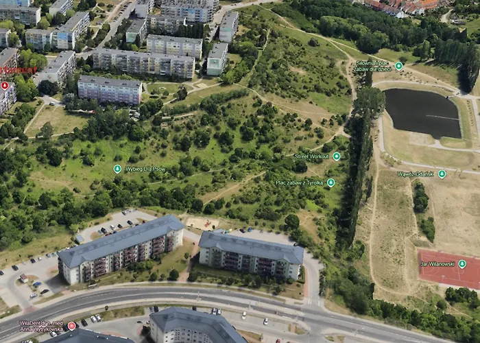 Private Nest With Gren Park View With Carpark Apartament Gdańsk